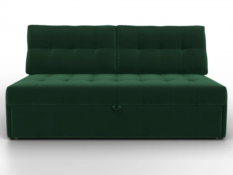 Диван прямой Лига-107 (160) (ЛДСП,Брус,Фанера,Велюр/Зеленый) Лига Диванов 134919