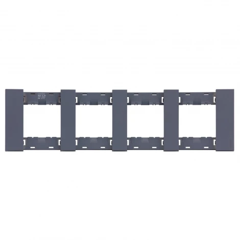 Рамка 4-ая графит матовый Meiton AA4802M4AL