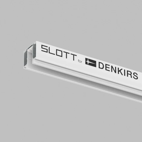 Профиль-трек Denkirs Smart Slott TR2014-WH, для натяжных потолков, 2 м, алюминий, белый (220V)