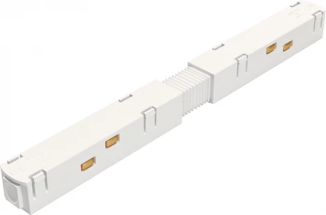 Коннектор питания прямой Gravity белый (магнитный) Maytoni Technical TRA004PC-22W (48V)