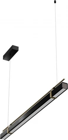 Подвесной линейный светодиодный светильник Lightera Omolon LE108L-150B Wi-Fi (Умный дом, Алиса, Маруся, голосое управление) (220V, на тросе)