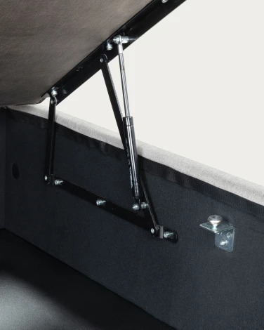 Кровать Matters c ящиком для хранения 180x200 серая La Forma (ex Julia Grup) арт.062858