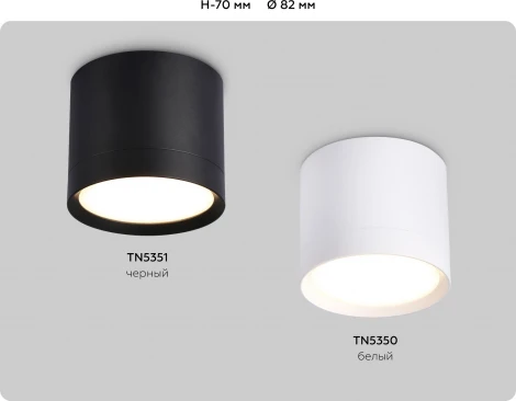 Накладной точечный светильник Ambrella Techno Spot TN5351 (220V, круглые)