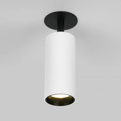 Точечный светильник встраиваемый Diffe белый/черный 10W 4200K 25052/LED (220V, круглые)