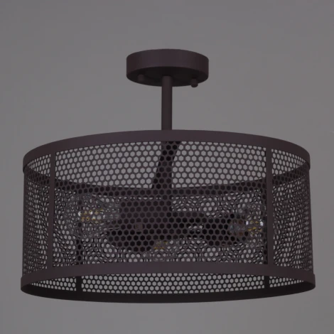 Потолочная люстра на штанге ILLUMICO IL1031-3C-05 COFFE (220V)