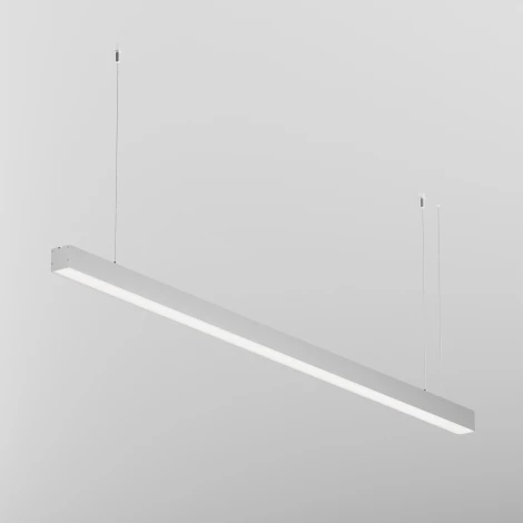 Подвесной светильник линейный светодиодный Maytoni Technical LL312022 4000K 50x50 серебро 1,5 м