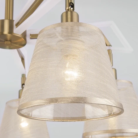 Потолочная люстра Eurosvet Alicante 60082/5 золотая бронза