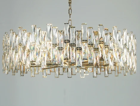 Подвесная люстра Newport 10120 10123+9/C gold (220V, на цепи)