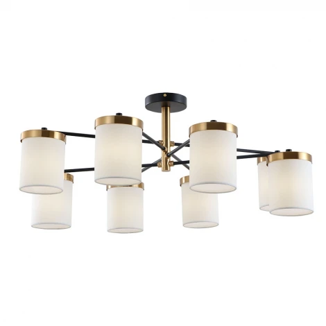 Потолочная люстра на штанге Arte Lamp Modello A4099PL-8BK (220V)