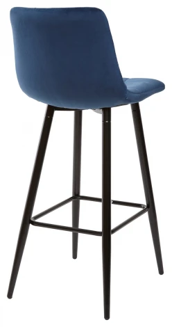 Барный стул LECCO UF910-18 NAVY BLUE, велюр 4 шт./2 кор.