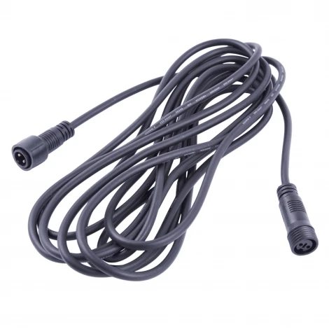 Удлинитель для гирлянд серии F90PRO 5м статика/мерцание IP67 черный Uniel UCX-F90 E/5M/BK
