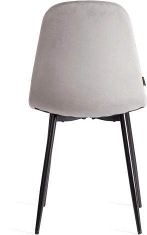 Стул BREEZE (mod. JSC-58) / 2 шт. в упаковке Tetchair (Велюр,Металл /Серый) арт.24480