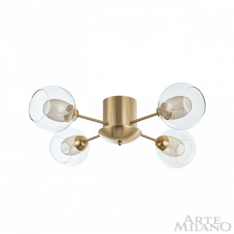 Потолочная люстра на штанге Arte Milano 272880/4 GD (220V, шарики)