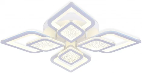 Потолочная люстра Ambrella Acrylica FA4285 (регулировка яркости, LED, 220V, пульт управления, цветы)