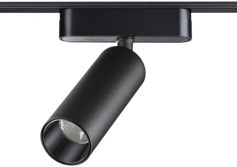 Трековый светильник Novotech Smal 359256 SHINO черный для низковольтного шинопровода IP20 LED 15W 48V 1275Лм 3000К (круглые)