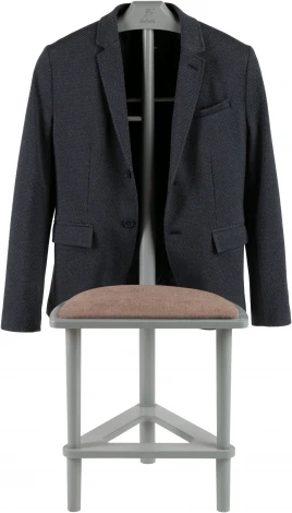 Вешалка костюмная с сиденьем В 26Н серый от фабрики Mebelik