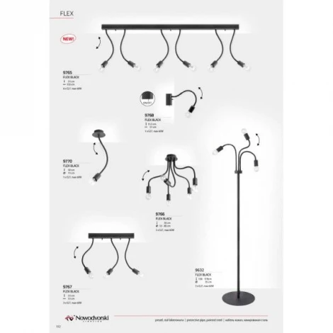 Потолочная люстра Nowodvorski Flex 9765