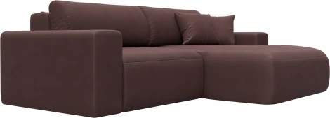 Диван угловой Лига-036 НПБ Классик правый угол Лига Диванов (Замша) арт.127739