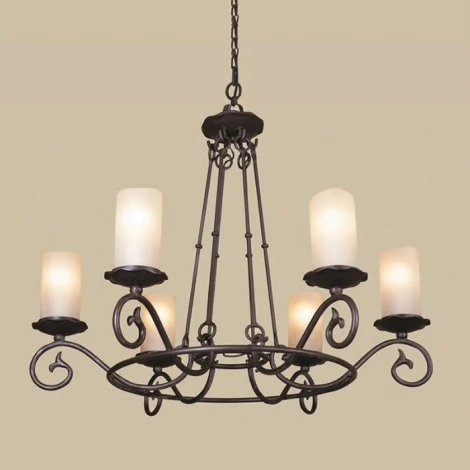 Подвесная люстра L'Arte Luce Napoli L13806.03 (220V, ковка, на цепи, подсвечник, свеча)