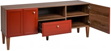 ТВ тумба R-Home Norton кармин