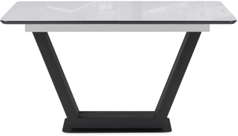 Стол на тумбе Notta Иматра 140 ультра белый / черный 517336