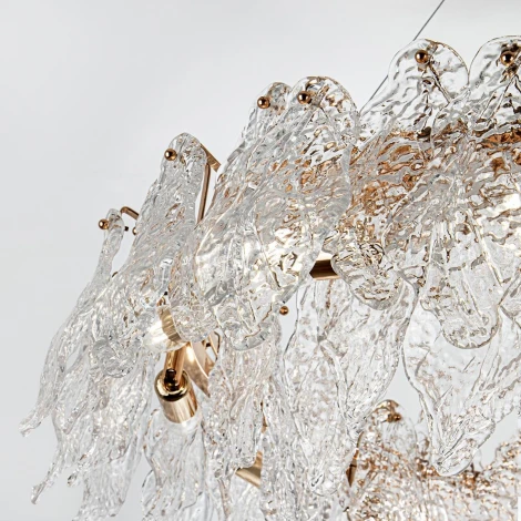 Подвесная люстра хрустальная Modelux MODESTYLE MS.2290.12 GD