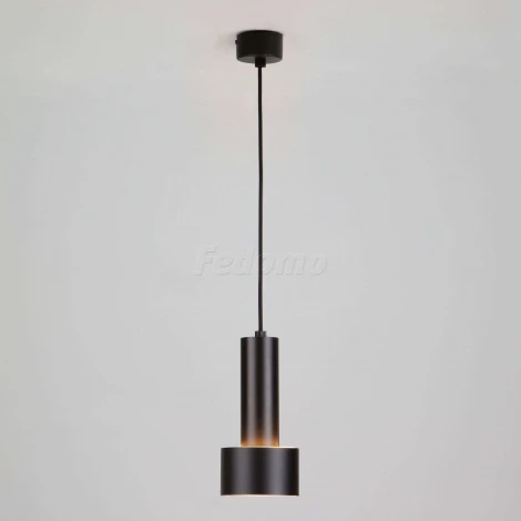 Подвесной светильник Eurosvet Charlie 50134/1 LED черный/золото