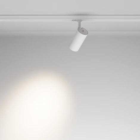 Трековый светильник однофазный светодиодный 220V 40W Maytoni Focus Led TR197-3-40WCCT-M-W