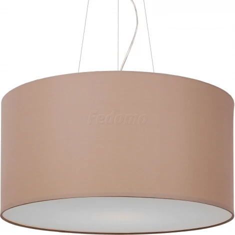 Подвес Артпром Crocus, 1 плафон, никель, бежевый с белым