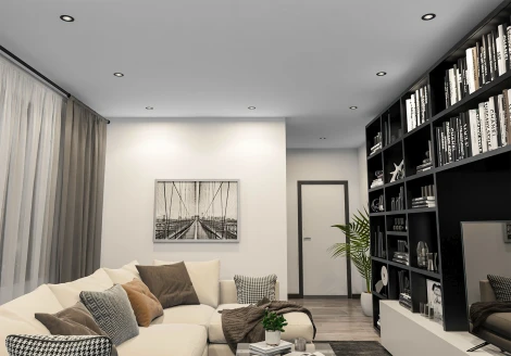 Встраиваемый точечный светильник Denkirs DK3020 DK3061-BK+CH