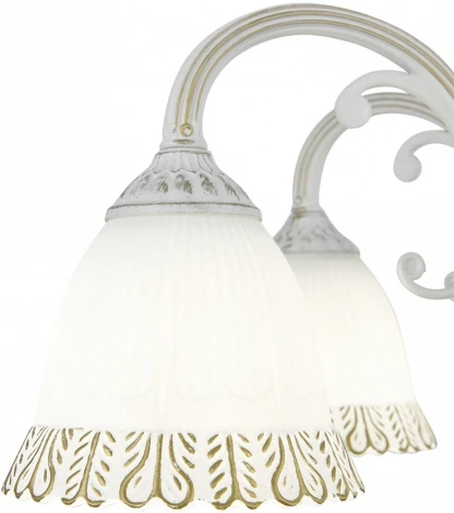 Потолочная люстра на штанге Arte Milano AM347410 347410/8 WT+G (220V)