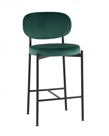 Стул полубарный Бриф VD велюр зеленый Stool Group УТ000042502