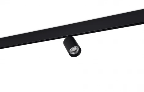 Трековый светильник низковольтный светодиодный Donolux Alpha DL20295WW15BDIM 15Вт 48V 1200Лм 3000К диммируемый черный