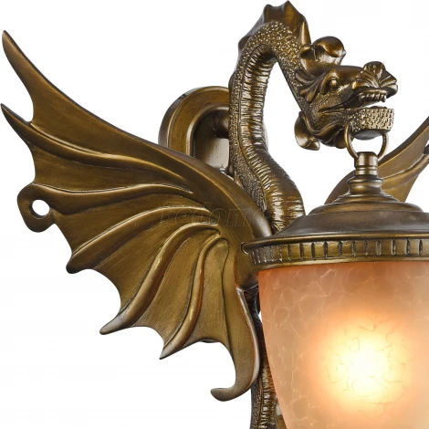 Настенный фонарь уличный Favourite Dragon 1717-1W (220V, животные, IP44)