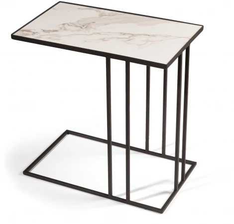 Журнальный столик Stone 026-1, керамика белая Top Concept A026.2 A01