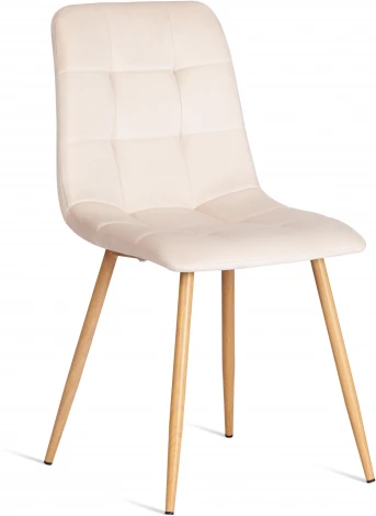 Обеденный стул Tetchair CHILLY (Вельвет,Металл/Бежевый)