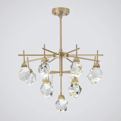 Потолочная люстра светодиодная хрустальная на штанге Modelux MODELUX ML.88972.13 BS