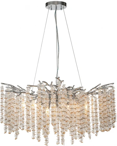 Подвесная люстра 12042/10P Chrome Indigo Fruscio V000447