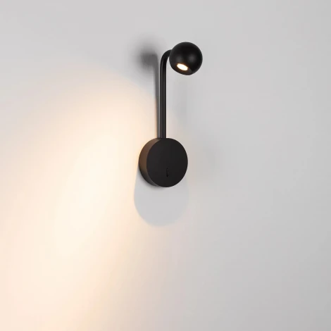 Спот SP-OTTORI-LONG-WALL-6W Warm3000 (BK, 30 deg, 230V) (Arlight, IP20 Металл) 048168 (LED, выключатель)