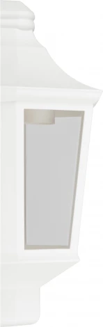 Настенный фонарь уличный ЭРА НБУ 06-60-003 У1 белый прозр. (220V, IP44)