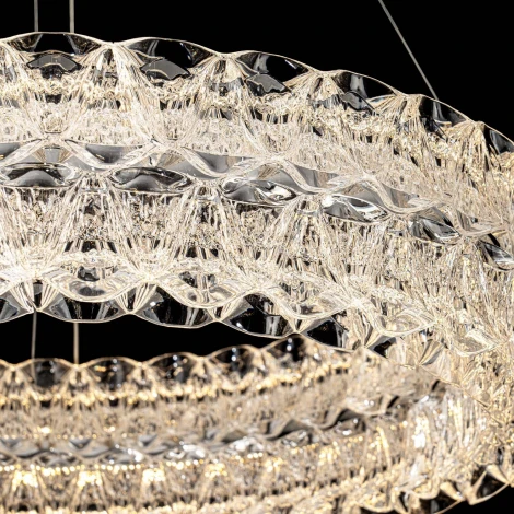 Подвесная люстра светодиодная с пультом с регулировкой цветовой температуры Modelux ML.8185.600 CR