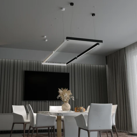 Светильник подвесной/накладной линейный светодиодный Novotech Iter 358873 (220V, на тросе)