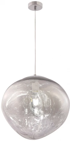 Подвесной светильник Crystal Lux MALAGA SP1 D360 CHROME (на проводе)