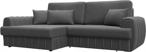 Диван угловой Лига-057 НПБ угол левый Лига Диванов (Замша) арт.129285L