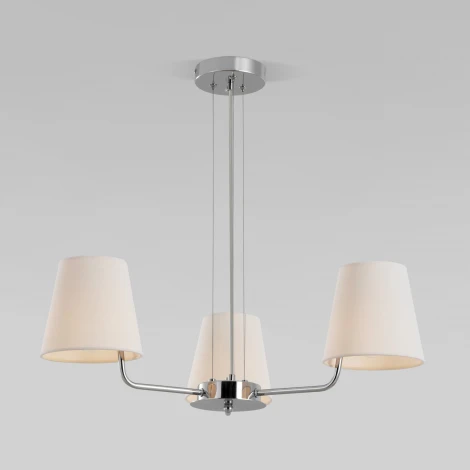 Подвесная люстра Eurosvet Amaretto 60155/3 хром (220V, на тросе)