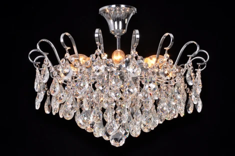 Потолочная люстра Natali Kovaltseva Happy Diamonds I 11546/8C CHROME