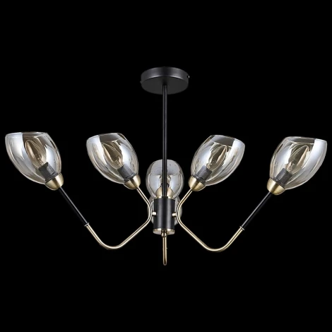 Потолочная люстра на штанге ILLUMICO IL9960-6CSQ-79 BK AB (220V)