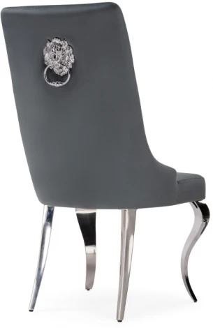 Стул Woodville на металлокаркасе Viki dark grey / steel 15386