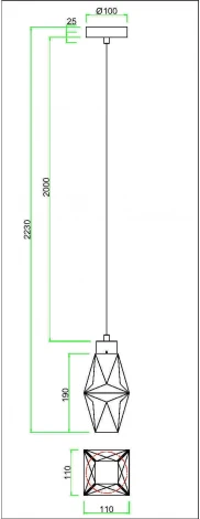 Подвесной светильник Coctail time MOD325PL-01G Maytoni
