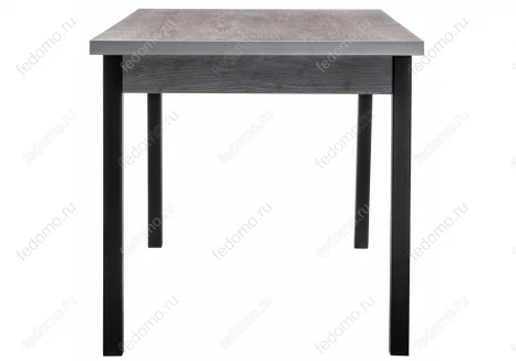 Стол Woodville Оригон навара / черный матовый 368663